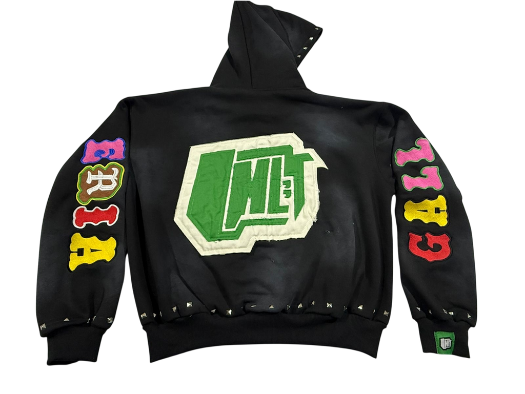 LMLT Black Studded Hoodie