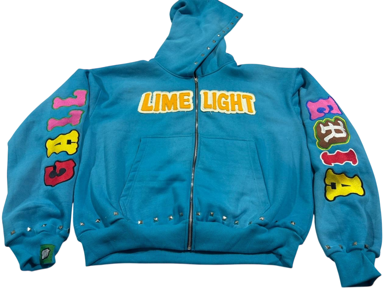 LMLT Blue Studded Hoodie