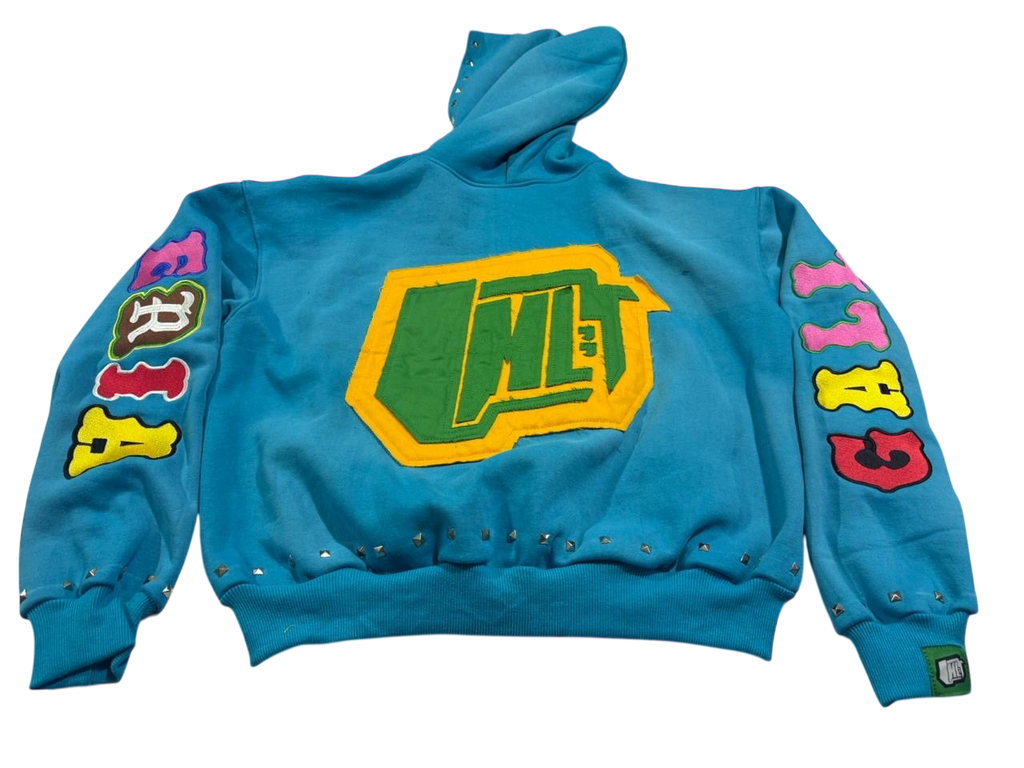 LMLT Blue Studded Hoodie
