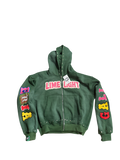 LMLT Green Studded Hoodie